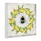 Stupell Industries Lemon & Bee Wreath Wall Plaque Art Design by Creatif Belle